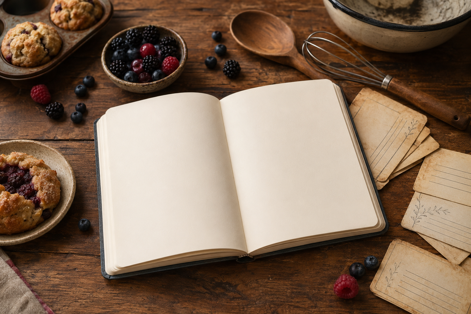 Редактура и макет семейной книги до 20 рецептов